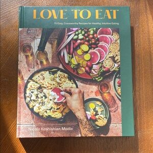 Love to Eat Cookbook - Vibrant Green Cover - Nicole Modic